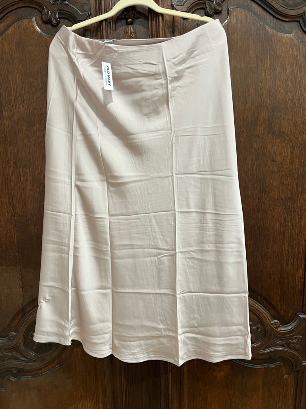 Old Navy Light PINK Midi Slip Skirt